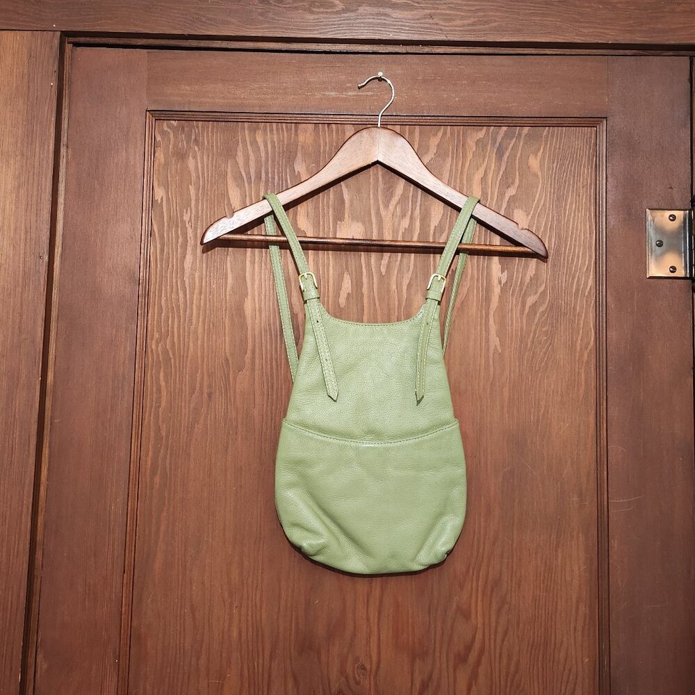 JP Ourse & Cie Kangaroo Backpack Purse in Kiwi